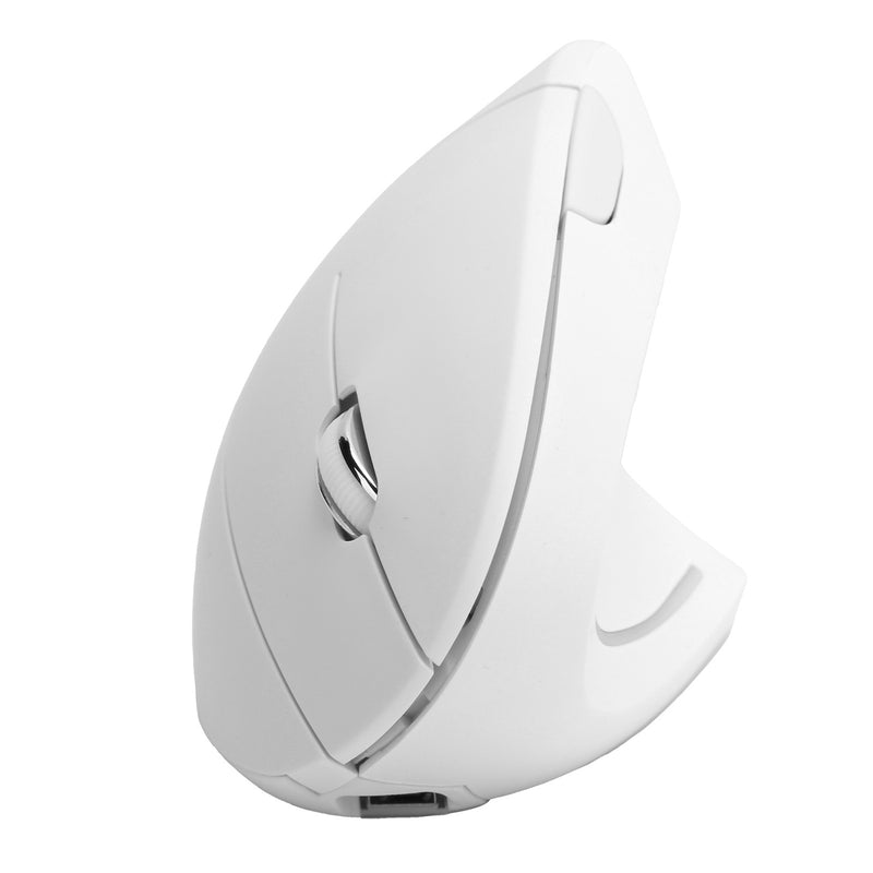 Vertical Mouse USB Wireless Office Gaming Rechargeable Computer Accessories H1 2.4GWhite