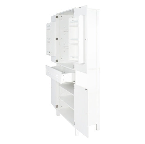 70.87Tall Kitchen Pantry, Storage Cabinet , Kitchen Cabinet , Drawer And Adjustable Shelves,