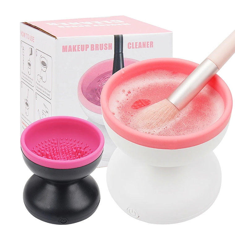 Electric Makeup Brush Cleaner Machine Portable Automatic USB Cosmetic Brush