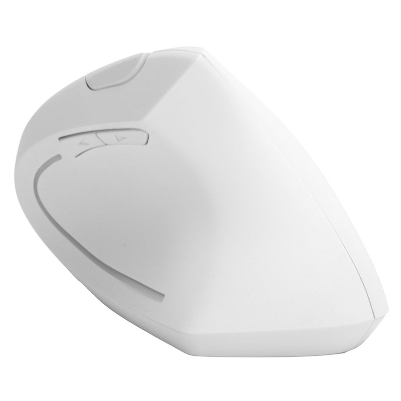 Vertical Mouse USB Wireless Office Gaming Rechargeable Computer Accessories H1 2.4GWhite