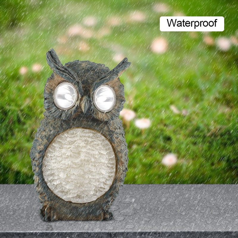 Cute Owl shaped LED Solar Lawn Light Decoration Lamp for Garden Yard Pathway Patio