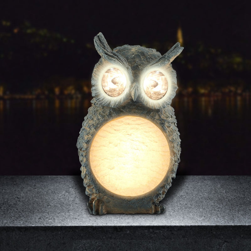 Cute Owl shaped LED Solar Lawn Light Decoration Lamp for Garden Yard Pathway Patio