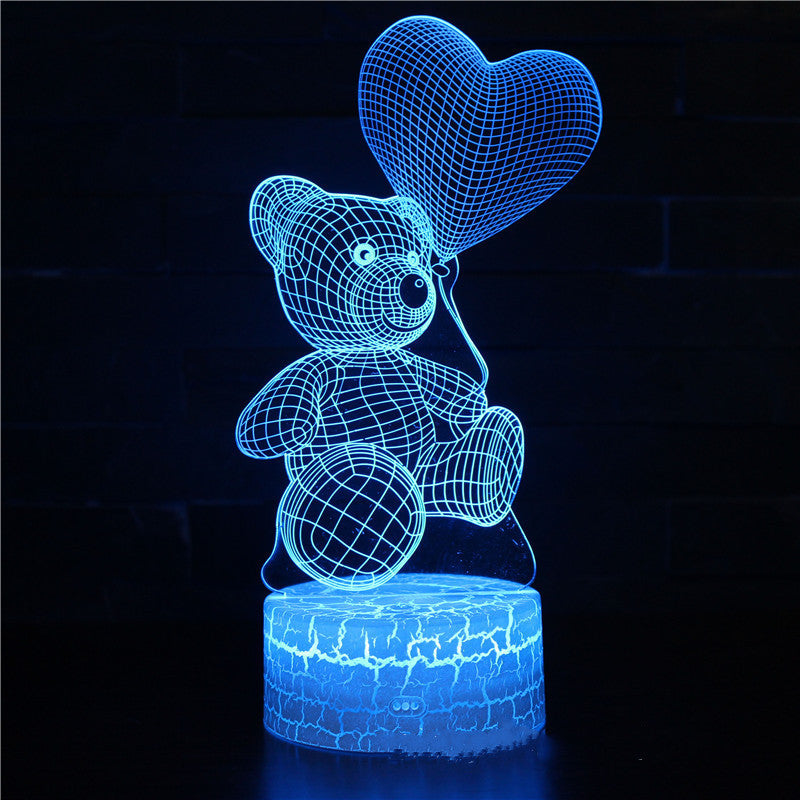 3D Lamp Acrylic USB LED Night Lights Neon Sign Lamp Xmas Christmas Decorations