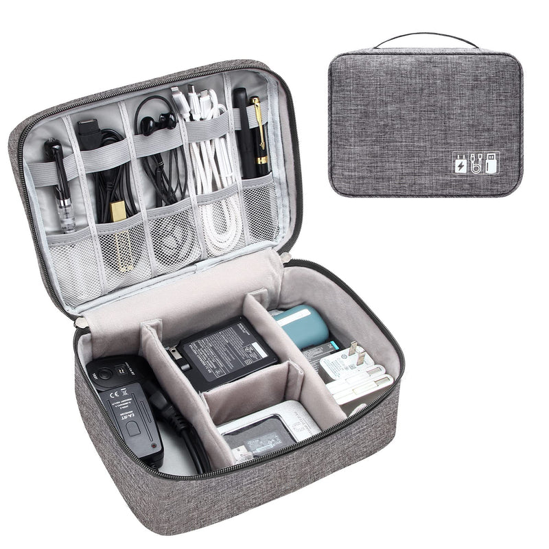 Electronics Organizer Travel Cable Organizer Bag Waterproof Portable Digital Storage