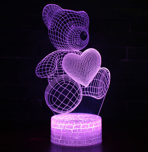 3D Lamp Acrylic USB LED Night Lights Neon Sign Lamp Xmas Christmas Decorations