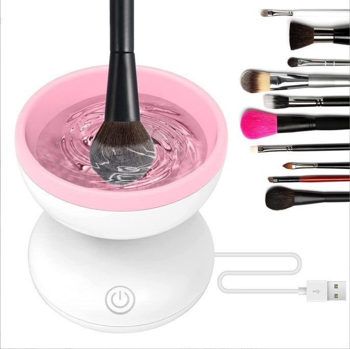 Electric Makeup Brush Cleaner Machine Portable Automatic USB Cosmetic Brush