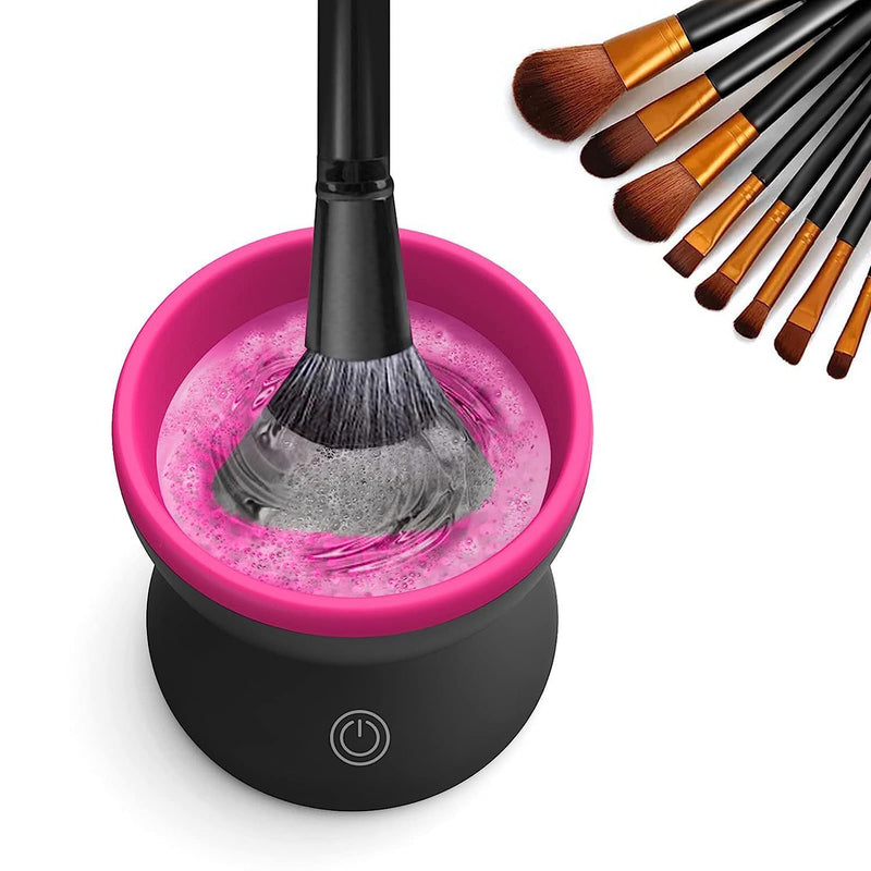 Electric Makeup Brush Cleaner Machine Portable Automatic USB Cosmetic Brush