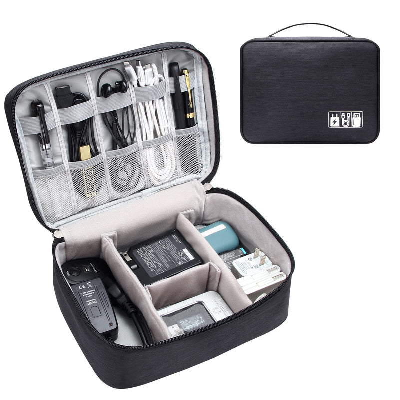 Electronics Organizer Travel Cable Organizer Bag Waterproof Portable Digital Storage