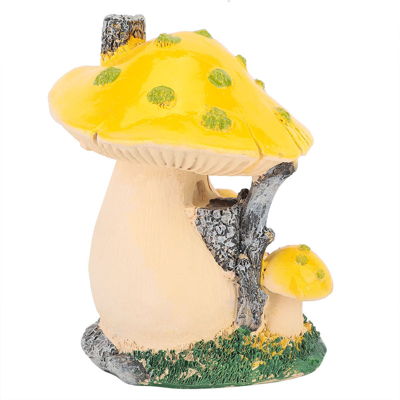 1Pc Mushroom House Sculpture Lawn Garden Art Decoration Courtyard Patio Ornaments