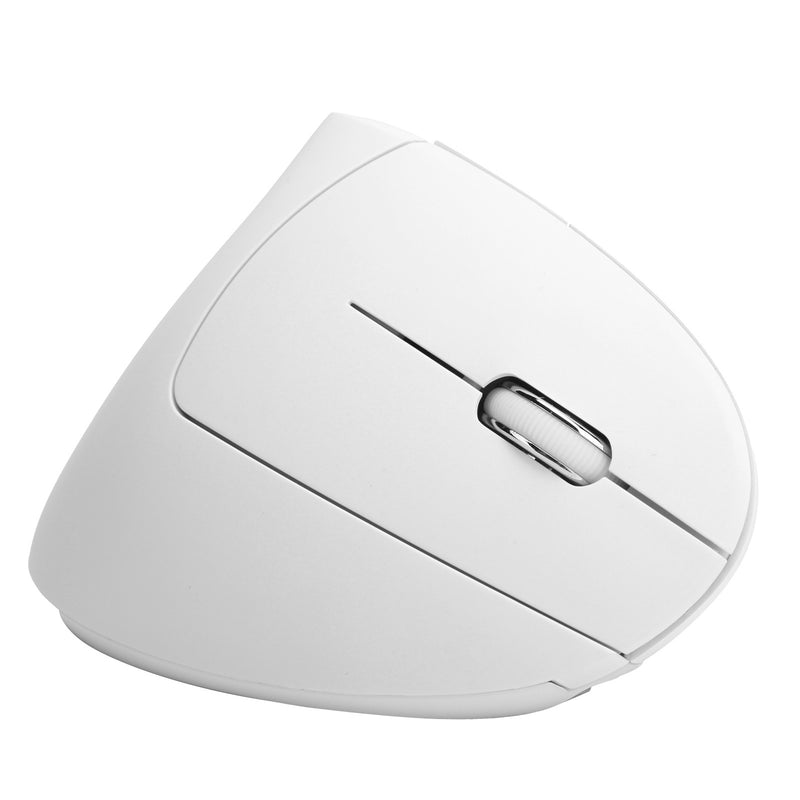 Vertical Mouse USB Wireless Office Gaming Rechargeable Computer Accessories H1 2.4GWhite