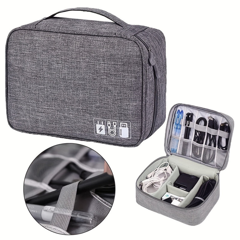 Electronics Organizer Travel Cable Organizer Bag Waterproof Portable Digital Storage