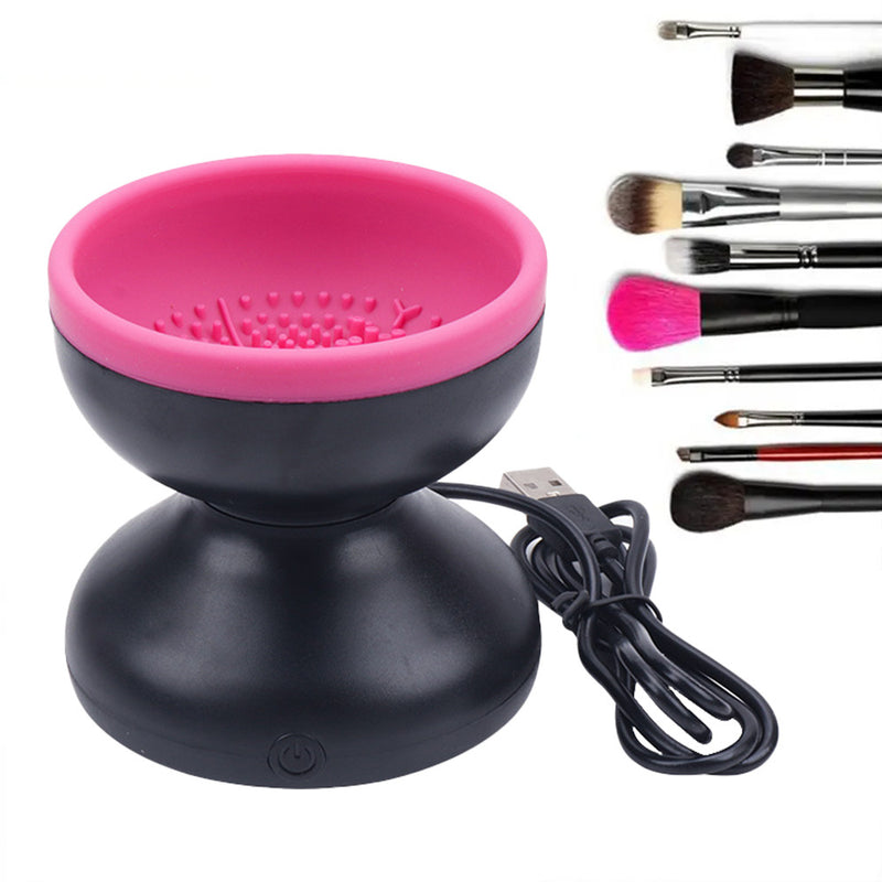 Electric Makeup Brush Cleaner Machine Portable Automatic USB Cosmetic Brush