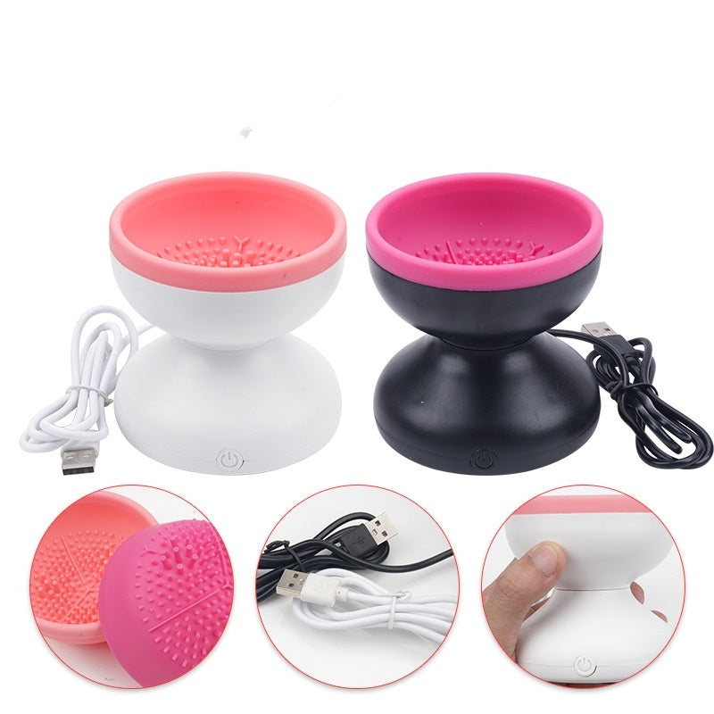 Electric Makeup Brush Cleaner Machine Portable Automatic USB Cosmetic Brush