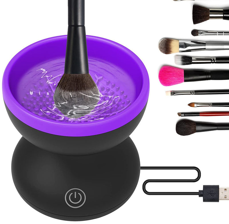 Electric Makeup Brush Cleaner Machine Portable Automatic USB Cosmetic Brush